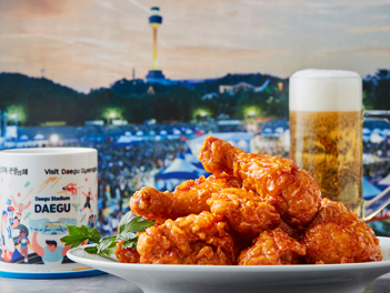 【一年一度大邱炸雞啤酒節嘉年華慶典】韓式汗蒸幕、樂天世界、加耶主題公園+塗鴉秀、海岸列車、霸王龍蝦之家美食饗宴五天<不走人蔘+保肝>【德威航空、桃園出發】