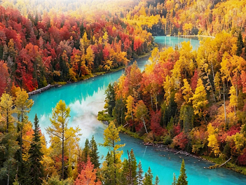 【探索中國自由行】秋季最美北疆~獨庫公路、阿勒泰、禾木村、喀納斯湖、巴音布魯克、天山風光13天【南方航空、桃園出發】